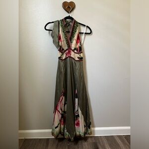 Hale Bob boho halter dress size xs